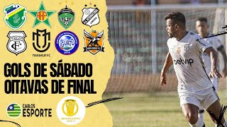 Gols dos jogos de sábado das oitavas de final do Campeonato brasileiro série D 2024 [upl. by Fanny]