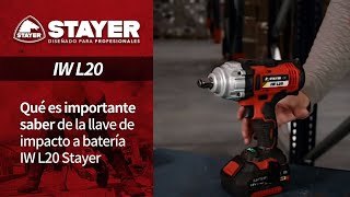 Qué es importante saber de la llave de impacto a batería IW L20 Stayer [upl. by Cj]