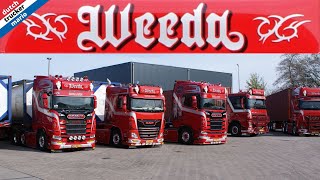 Weeda Transport Klundert scania daf volvo showtrucks DTM [upl. by Thessa413]