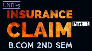 Insurance claims  Loss of stock  treatment of salvage [upl. by Corso151]