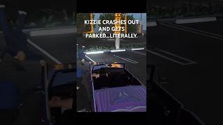 KIZZIE CRASHES OUT AND GETS PARKEDLITERALLY gta gtarp newerarp d10 [upl. by Nickolai306]