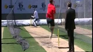 brett lee vs piers morgan the full over [upl. by Herbie]