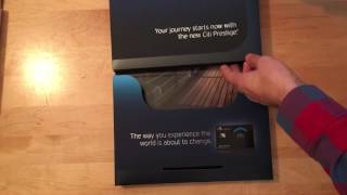 Unboxing Video for Citi Prestige Card [upl. by Nuawd]