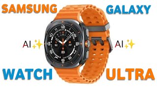 Samsung Galaxy Watch Ultra AI✨ Titanium Black technologygul [upl. by Ennazus]