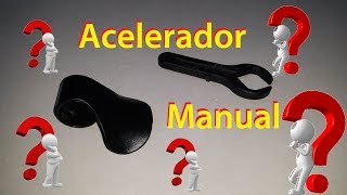 Acelerador manual  trava de acelerador para motos [upl. by Regine977]