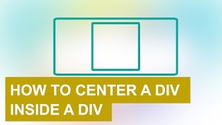 How to center a div inside a div with html and css [upl. by Gilbert]