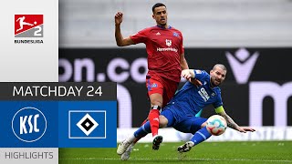 KarlsruheGala Surprises HSV  KSC  Hamburger SV 42  Highlights  MD 24  BuLi 2 2223 [upl. by Emerej525]