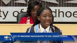 City of Windhoek Inaugurates 25th Junior Council  nbc [upl. by Mohl]