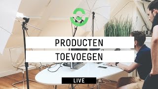 Mijnwebwinkel LIVE Producten toevoegen stap voor stap [upl. by Ellebasi759]