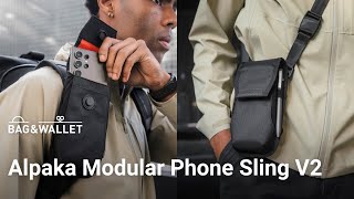 Обзор маленькой слингсумки Alpaka Modular Phone Sling V2 [upl. by Manny512]