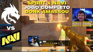 SPIRIT x NAVI Todos os Mapas IEM Katowice 2024 [upl. by Silrac]