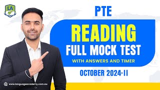 PTE Reading Full Mock Test with Answers  October 2024II  Language academy PTE NAATI IELTS Experts [upl. by Dianne]