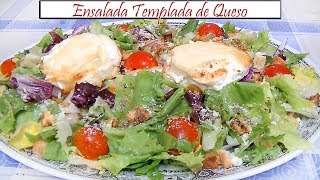 Ensalada Templada de Queso  Receta de Cocina en Familia [upl. by Tempest944]