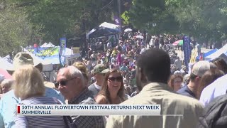 Flowertown Festival returns to Summerville next week [upl. by Kcirdneh535]