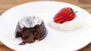 Chocolate Lava Cake Recipe  How to Make Molten Chocolate Lava Cake [upl. by Curzon570]