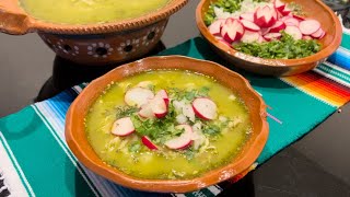 Como Hacer Pozole Verde [upl. by Acirdna]