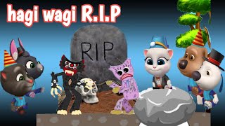 hagi wagi rip vs my talking tom friends rip tom among us [upl. by Anelac288]