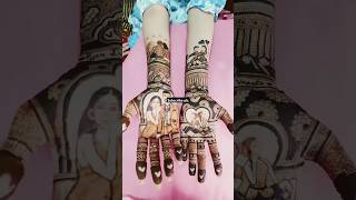 Couple henna designs hennadesignsforbeginnersstepbystep hennatattoo shortvideo arabicmehndi [upl. by Zitah]