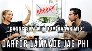 DÄRFÖR LÄMNADE HANNA BODELSON PH  HÖGREVSBURGARE amp MUKBANG  EATLIKESMAIL [upl. by Ytsirhk483]