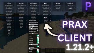 NEW PRAX HACKED CLIENT For Minecraft Bedrock Edition 1212  UPDATED [upl. by Orfield]