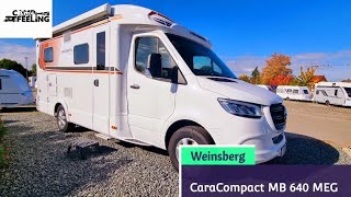 Wir gucken uns den neuen Weinsberg CaraCompact 640 MEG Edition Pepper Mo23 anPreiswertes Wohnmobil [upl. by Ennayk448]