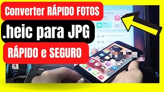 REVELADO como converter FOTOS heic para JPG  PASSO a PASSO Facilmente 2023 [upl. by Harikahs]