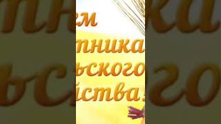 С днём работников сельского хозяйства 🎊🎊🎊🥂🥂🥂🥂🏆🏆🐬🌾🌾🌾🌾🌻🌻🌻🌻 [upl. by Aibun]