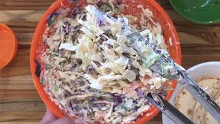 The Best Coleslaw For Fish Tacos [upl. by Aicnom]