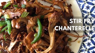 Cooking Chanterelle Mushrooms – Delicious 5 Minute Recipe [upl. by Brink966]