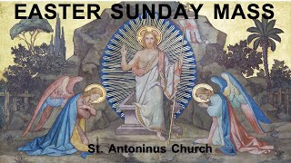 EASTER SUNDAY MASS  St Antoninus Church 33124 [upl. by Allerim925]