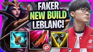 FAKER WITH THE NEW AD LEBLANC BUILD  T1 Faker Plays Leblanc Mid vs Vex  Season 2024 [upl. by Ylro]