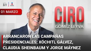 Ciro Gómez Leyva en Imagen Noticias  Programa Completo 01MARZO2024 [upl. by Dulcinea]