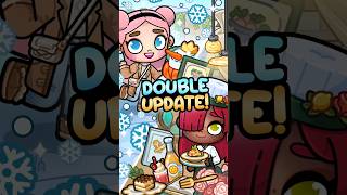 DOUBLE avatarworld UPDATE📣 SNOWY WEATHER is finally here with our NEW Fancy Restaurant❄️🍝⭐pazu [upl. by Enasus297]