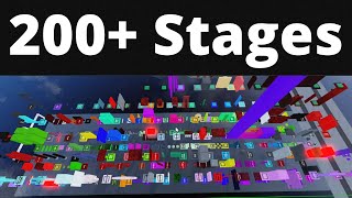 The Obby creator Jump per difficulty chart obby ENCORE 200 stages [upl. by Ittocs772]