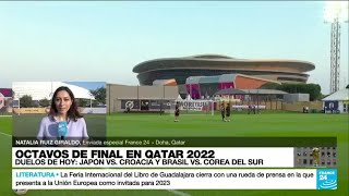 Informe desde Doha fecha importante para los asiáticos en los octavos de Qatar 2022 • FRANCE 24 [upl. by Nesilla]