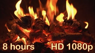 ✰ 8 HOURS ✰ Best Fireplace HD 1080p video ✰ NO ADS ✰ Relaxing fireplace sound ✰ Fireplace Burning ✰ [upl. by Millan987]