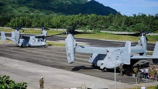 US Military V22 Osprey Spotting At Batanes Philippines [upl. by Orlena]