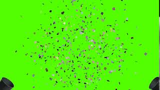 Confetti  Green Screen Effect [upl. by Latrina]