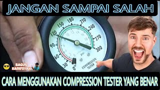 Cara menggunakan compression tester yang benar  bagus harifsyah compressiontest [upl. by Ahsrav487]