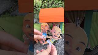 Upin Ipin PERGI LIBURAN Naik KAPAL kreatif diy memes upinipin shorts kapal kreasi [upl. by Llenehs]