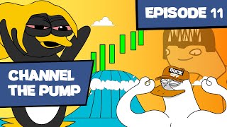 Doug the Duck  Episode 11 Channel the Pump memecoin animation comedy funny [upl. by Raffin259]