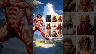 Attack Titan vs All titan aot whoisstrogest shorts [upl. by Dranyar155]