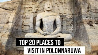 Top 20 places to visit in Polonnaruwa Sri Lanka  Sunnysl Travels [upl. by Nordek]