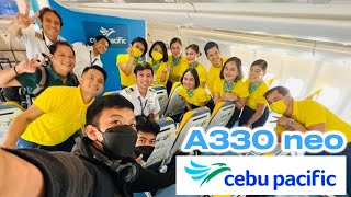 CEBU PACIFIC A330neo  Manila Davao Manila Flight [upl. by Rambow989]