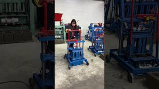 small manual brick making machinemachine a block automatique [upl. by Naujuj]