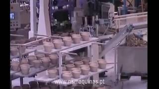 Automatic Ceramic Pots Pressing Machine S12 [upl. by Aivatnohs218]