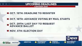 Voter registration deadline approaching what you need to know [upl. by Felicle194]