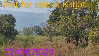 Plot for sale at Karjat35 Guntha140lacs per Gunthamountainview [upl. by Aundrea903]