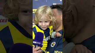 🎙️ İrfan Can Kahveci ve oğlu Can Kahvecinin maç sonundaki keyifli röportajı shorts fenerbahçe [upl. by Lillywhite]