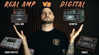 REAL AMP vs QUAD CORTEX vs KEMPER vs TONEX [upl. by Yanetruoc905]